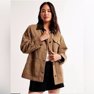 Sold out Abercrombie women’s barn Brown Jacket